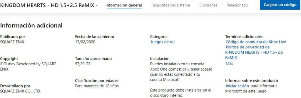 Se filtra la fecha de salida de Kingdom Hearts HD 1.5 + 2.5 ReMIX en Xbox One 2