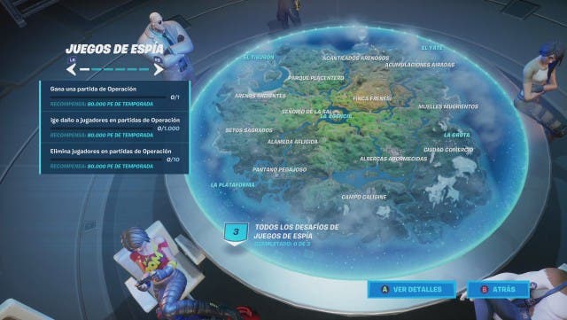Cómo completar los desafíos del evento Juegos de Espía en Fortnite Capítulo 2