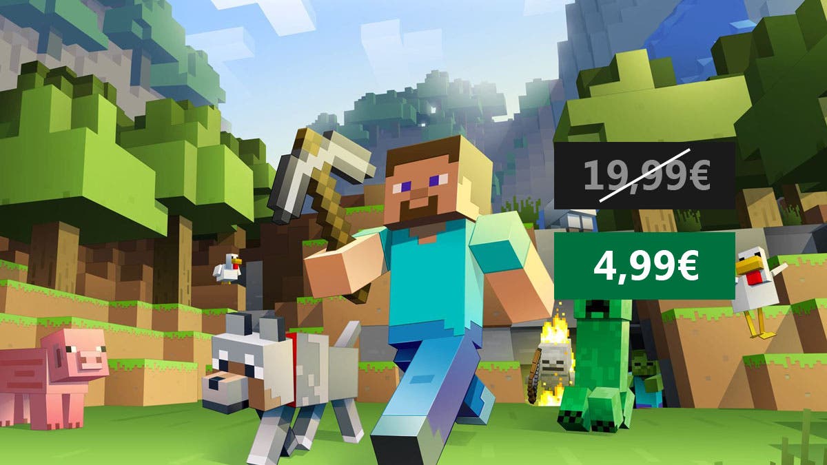 Minecraft para Xbox One a un precio increíble