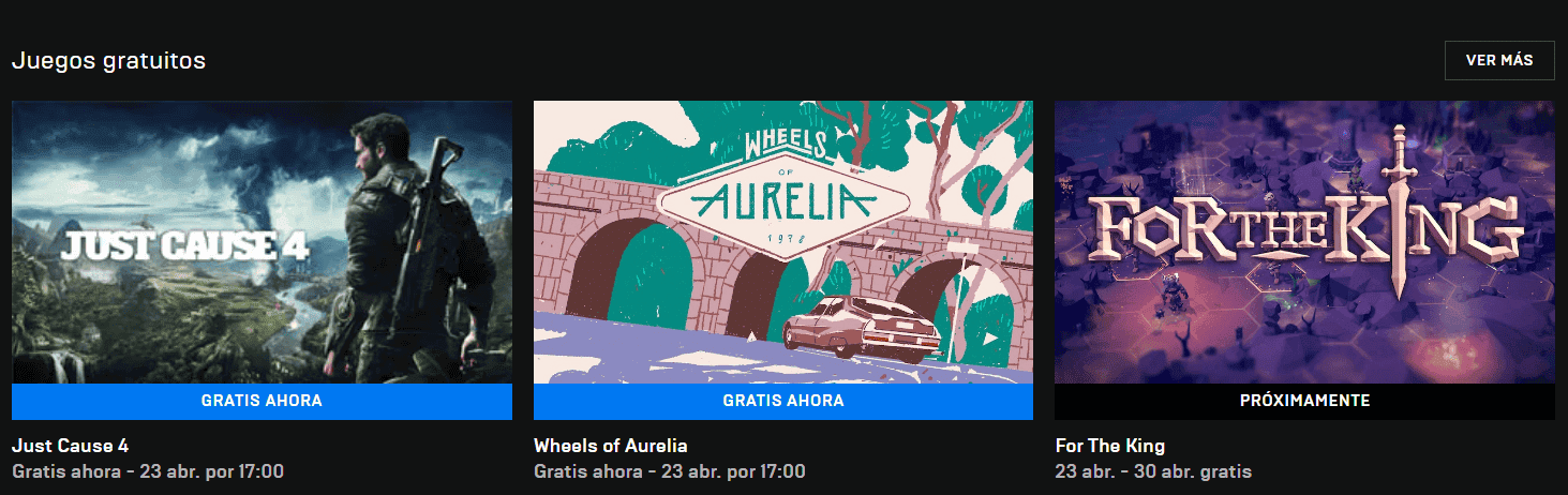 Estos son los nuevos juegos gratuitos de la Epic Games Store