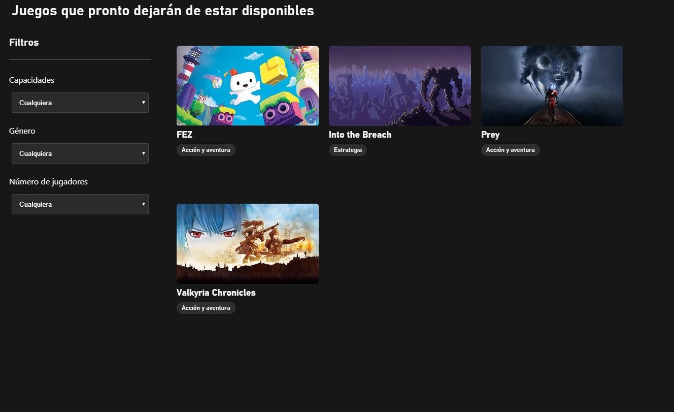 Confirmados nuevos juegos para dejar Xbox Game Pass PC available 2