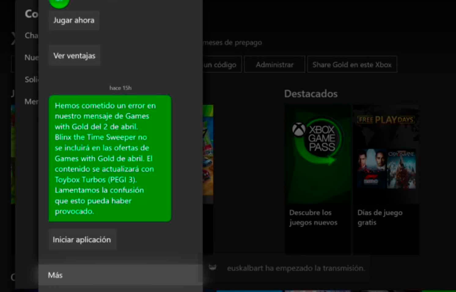 Microsoft confirms that Rectificar los Games with Gold y los deja como se anunciaron 2