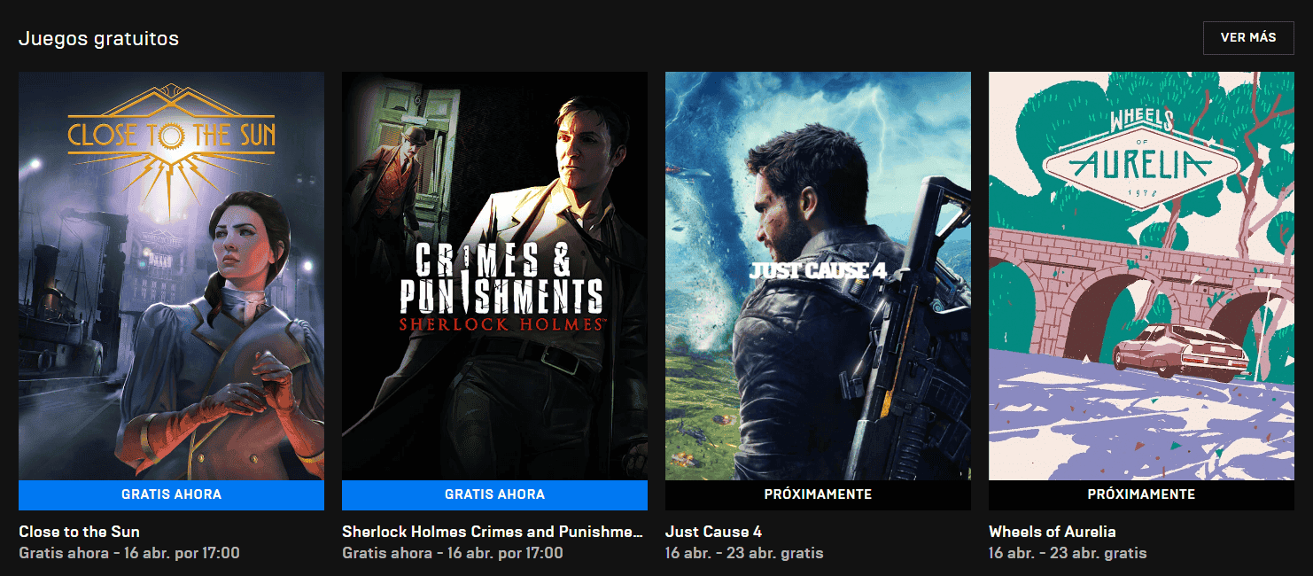 Estos son los 2 nuevos juegos gratuitos de la Epic Games Store