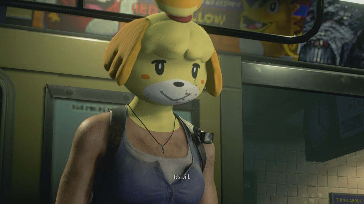 Jill Valentine se transforma en Canela, de animal Crossing, en un divertido mod de Resident Evil 3 Remake