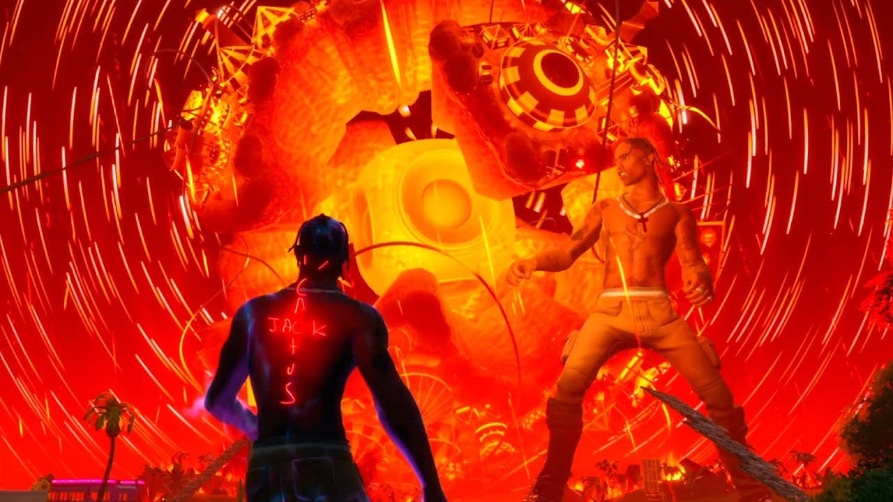Así fue el concierto de Travis Scott en Fortnite