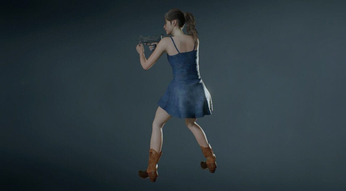 Resident Evil 2 recibe un mod de vestidos para Claire con nuevas físicas femeninas realistas