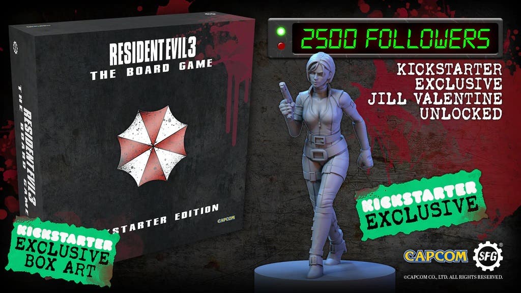 El juego de mesa de Resident Evil 3 llega a Kickstarter 102