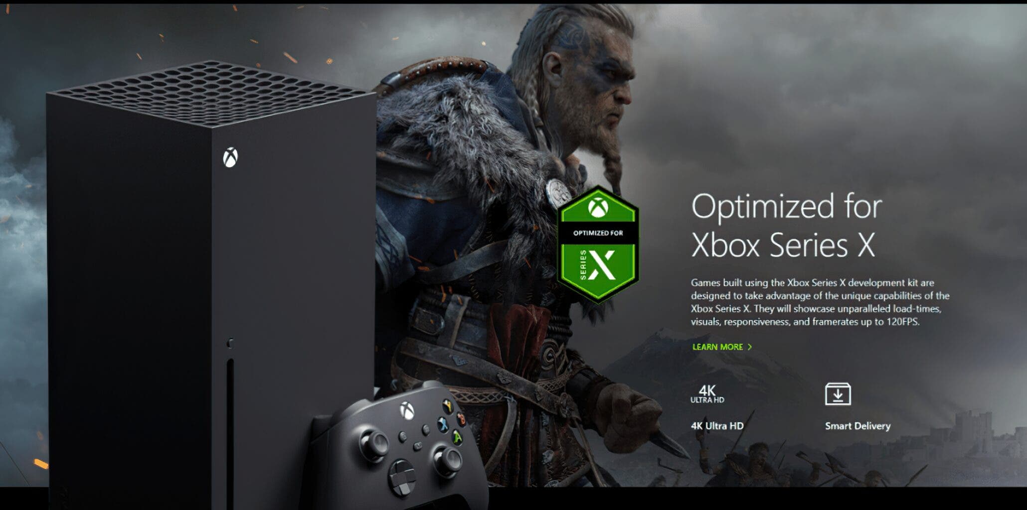 Assassin's Creed Valhalla funcionará a 4K 30fps en Xbox Series X