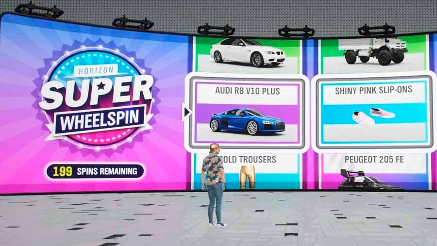 Forza Horizon 4 ofrece hasta 200 Ruletas Especiales gratis por error