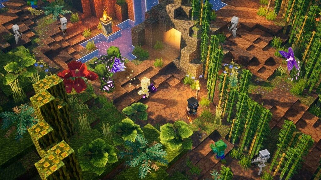 El primer DLC de Minecraft Dungeons llegará este verano y se ambientará en la jungla