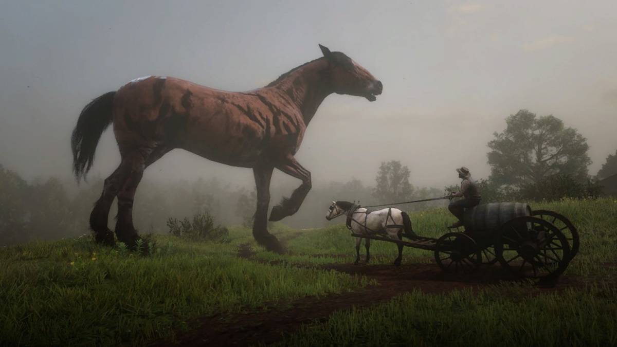 Rede modes for Red Dead Redift 2 allow montar animales gigantes 2