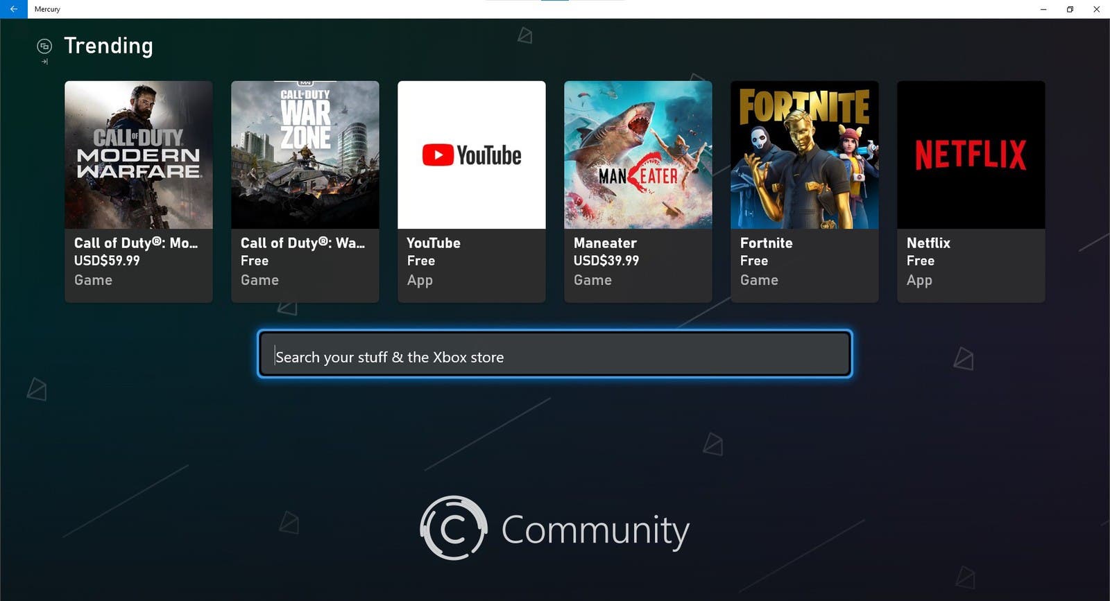 Confira as primeiras imagens de 'Mercury' a nova Store do Xbox Se filtran im%C3%A1genes de Mercury la nueva store de