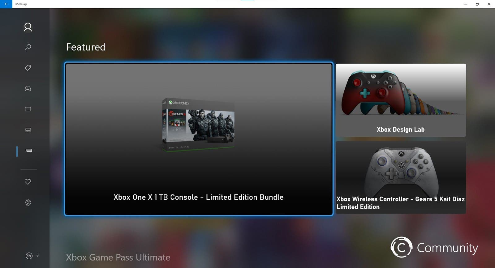 Confira as primeiras imagens de 'Mercury' a nova Store do Xbox Se filtran im%C3%A1genes de Mercury la nueva store de