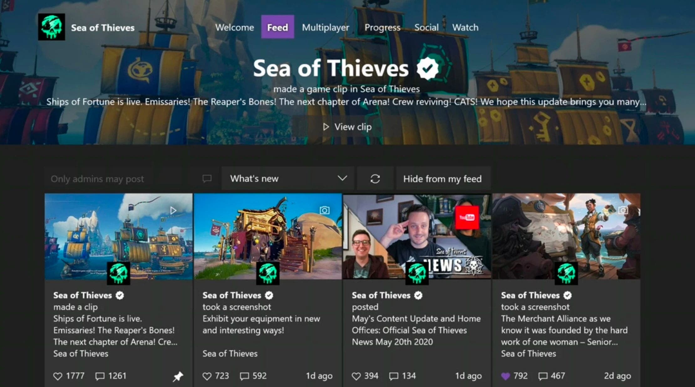 La actualización de junio de Xbox One añade la verificación de clubes y la superposición de las suscripciones 111