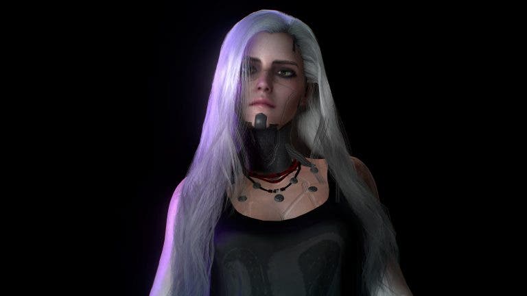 Ciri en Cyberpunk 2077