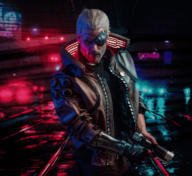 crear a Geralt de Rivia en Cyberpunk 2077