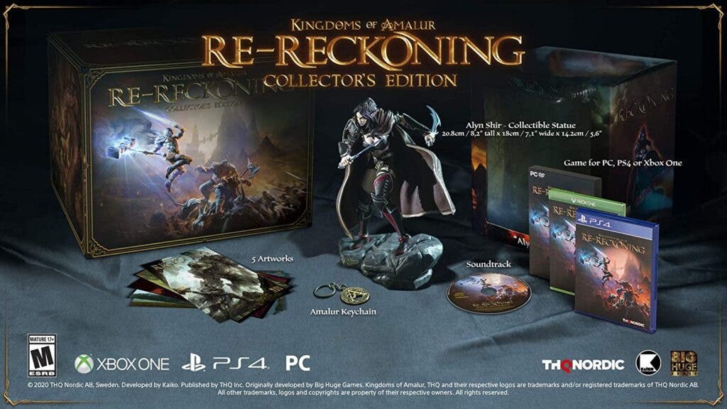 Así es la edición coleccionista de Kingdoms of Amalur: Re-Reckoning