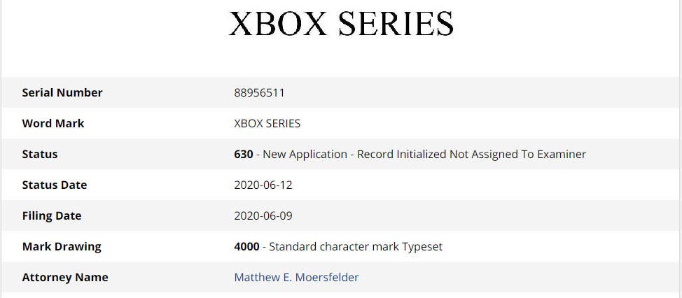 Microsoft registra la marca Xbox Series