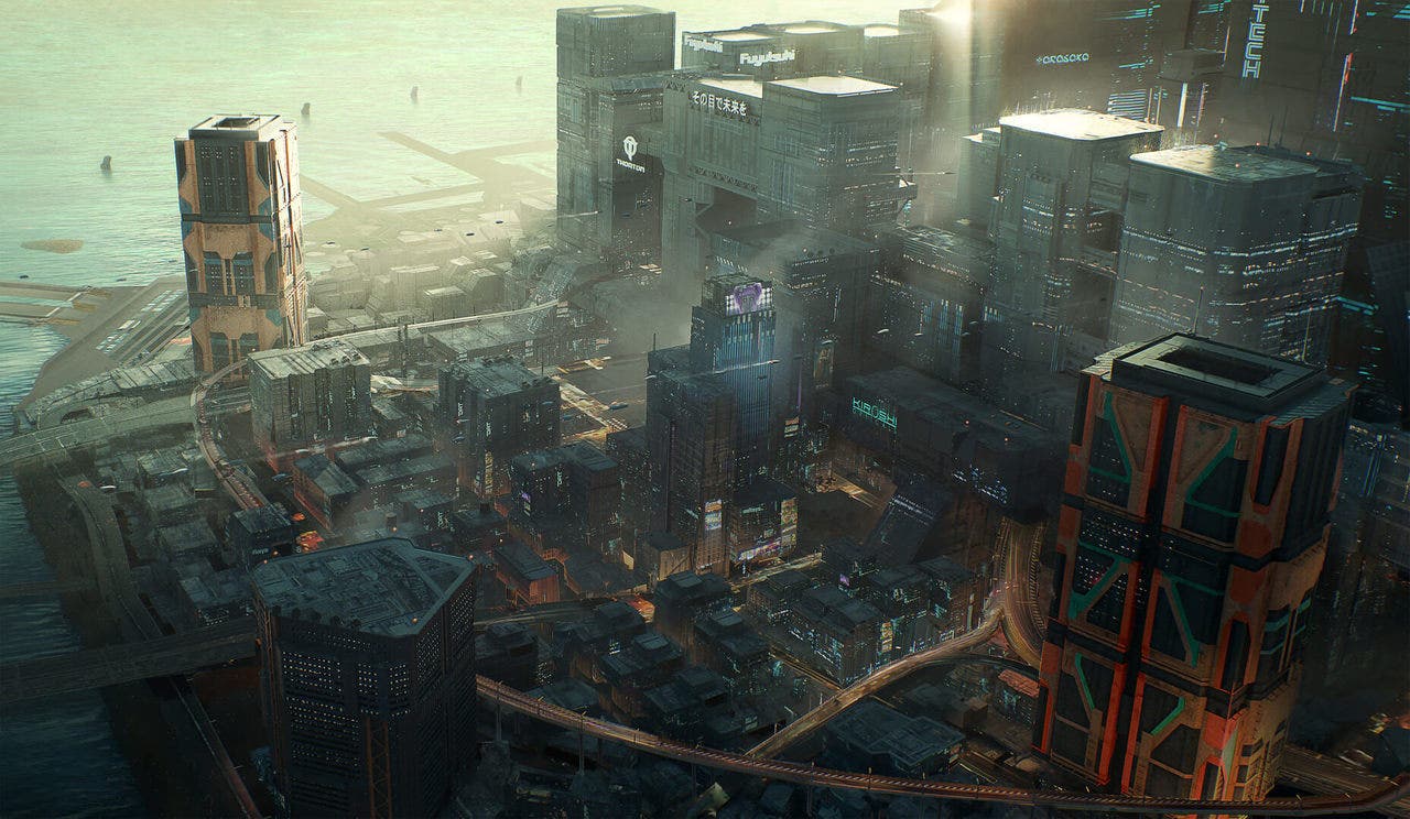 Cyberpunk 2077 nos muestra cómo es el barrio más grande de Night City