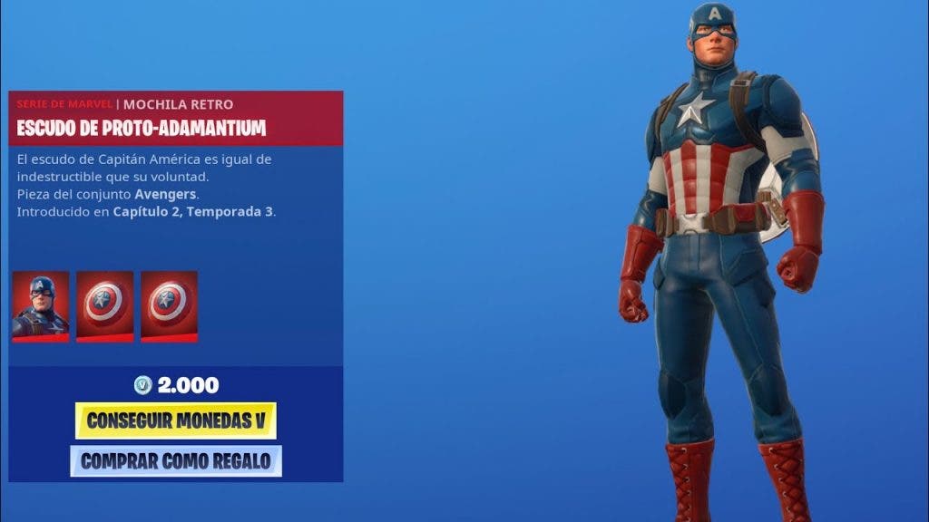 como se consigue al Capitán América en Fortnite