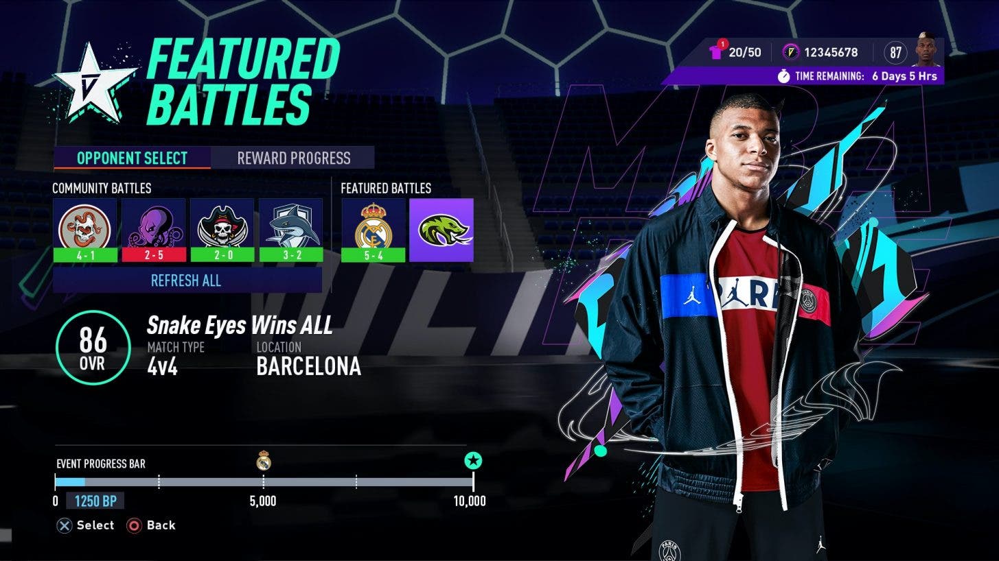 Así será VOLTA FOOTBALL en FIFA 21