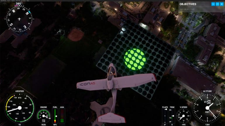Xbox Series X gigante en Microsoft Flight Simulator