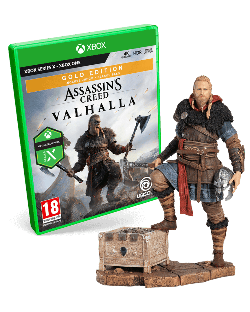 Reserva con xtralife tu pack de Assassin's Creed Valhalla y consigue diferentes regalos. 106