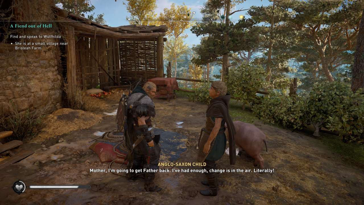 error en Assassin's Creed Valhalla hace que los niños sean enormes