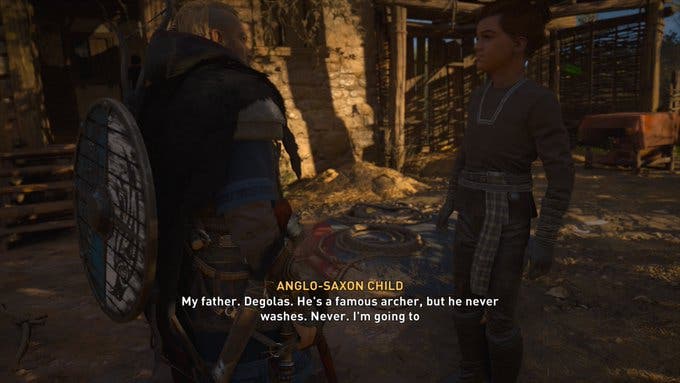 error en Assassin's Creed Valhalla hace que los niños sean enormes