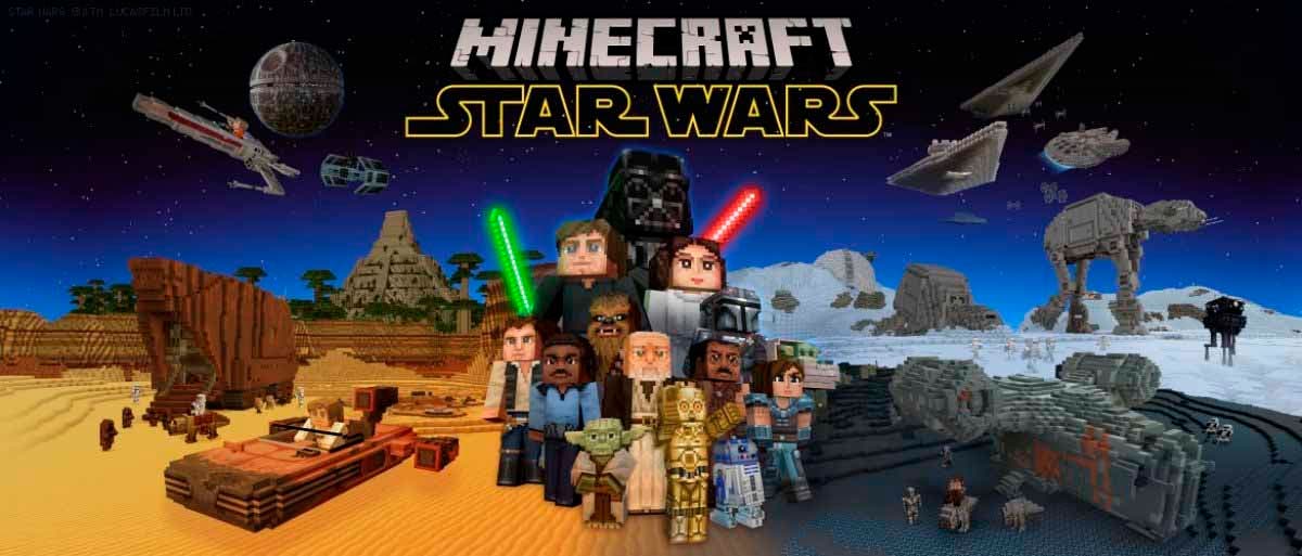 El universo de Star Wars llega a Minecraft en un nuevo pack de contenidos