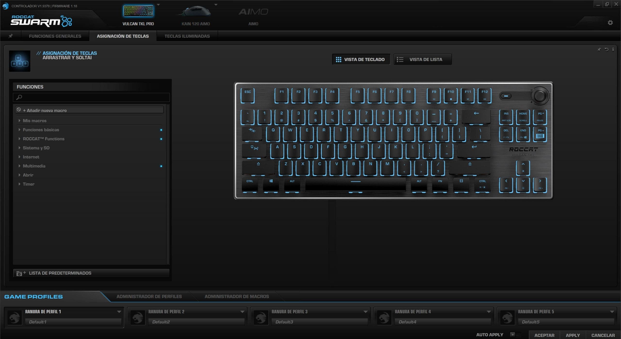 Análisis del Roccat Vulcan TKL Pro 114