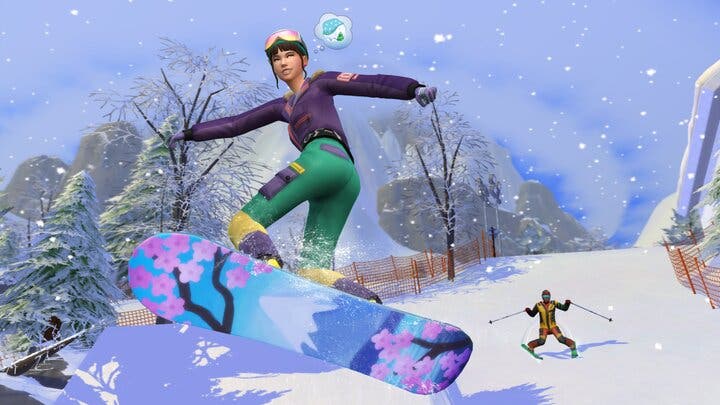 Vacaciones y encanto japonés con Los Sims 4: Escapada en la nieve 111