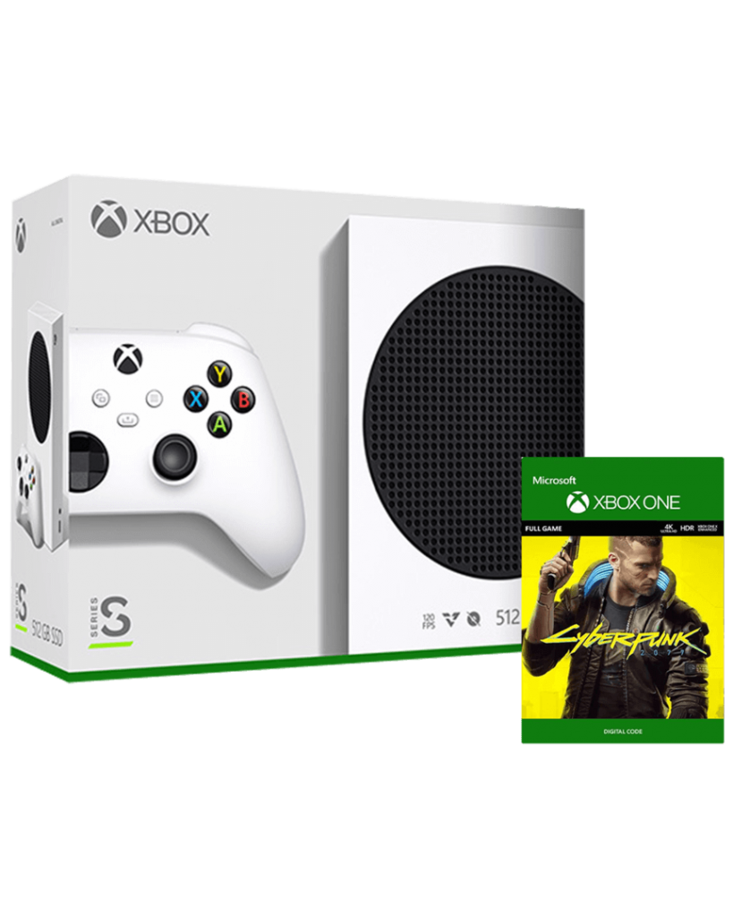 Disponible stock de Xbox Series S + Cyberpunk 2077 en xtralife 102