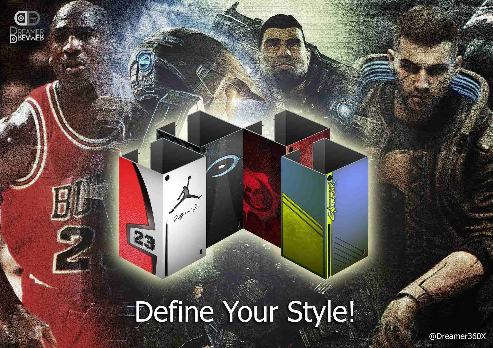 carcasas intercambiables para Xbox Series X