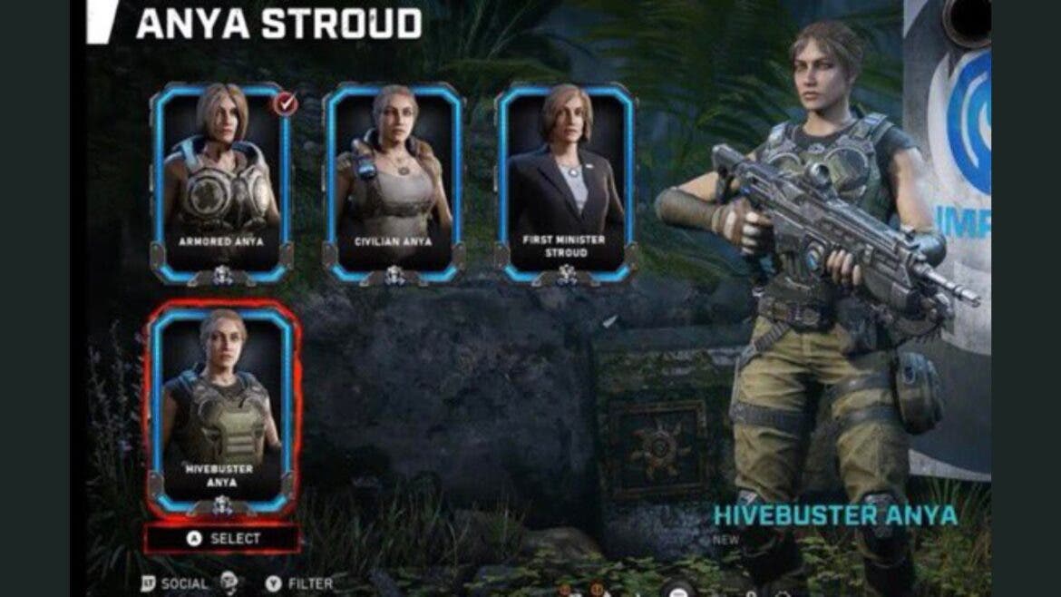 Descubren gran cantidad de skins que llegarán a Gears 5 mediante una filtración 109