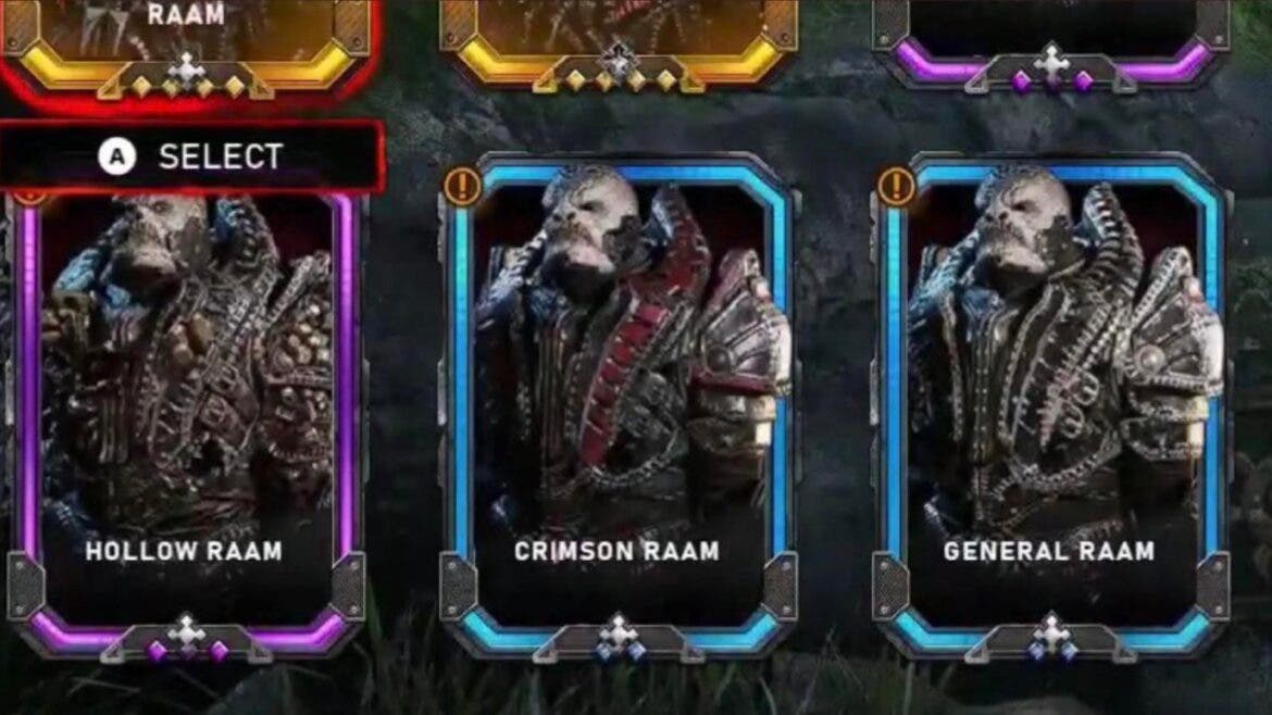 Descubren gran cantidad de skins que llegarán a Gears 5 mediante una filtración 134