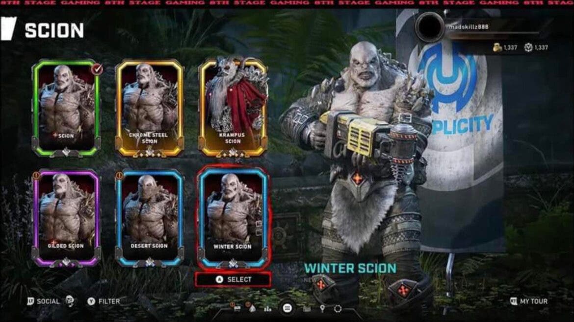 Descubren gran cantidad de skins que llegarán a Gears 5 mediante una filtración 128