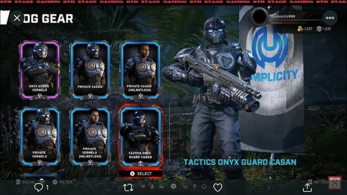 Descubren gran cantidad de skins que llegarán a Gears 5 mediante una filtración 140