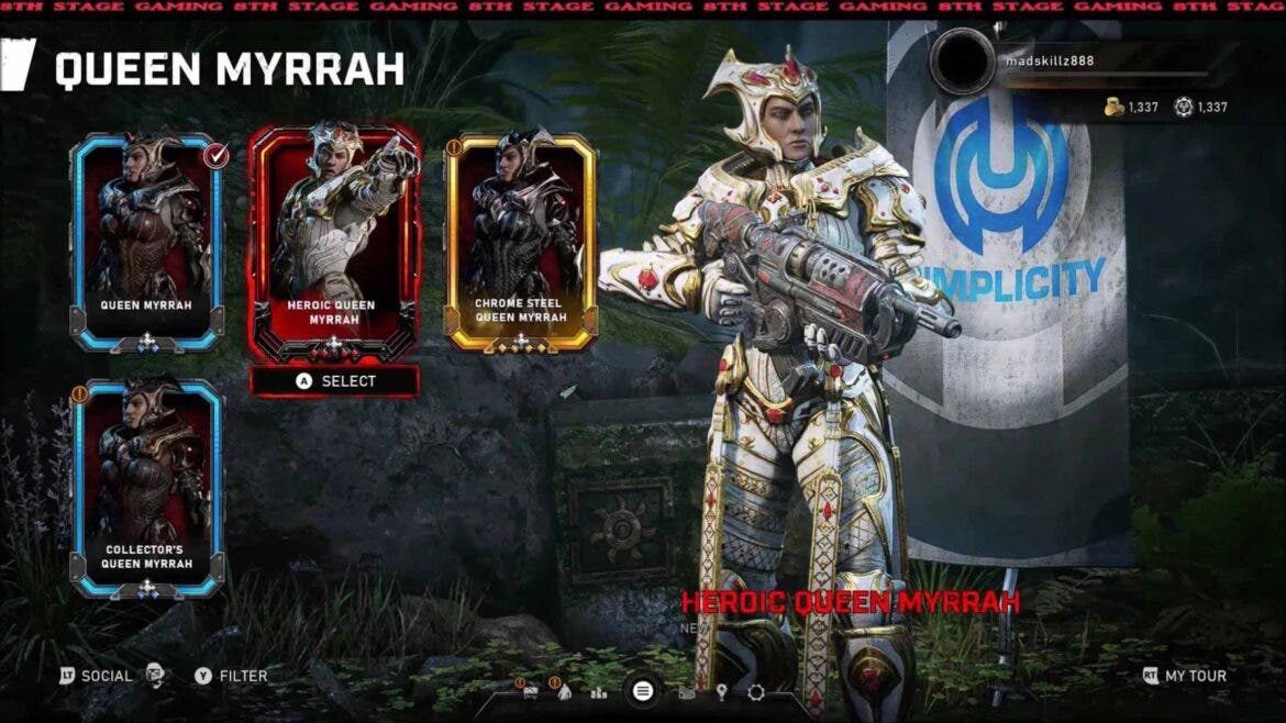 Descubren gran cantidad de skins que llegarán a Gears 5 mediante una filtración 136