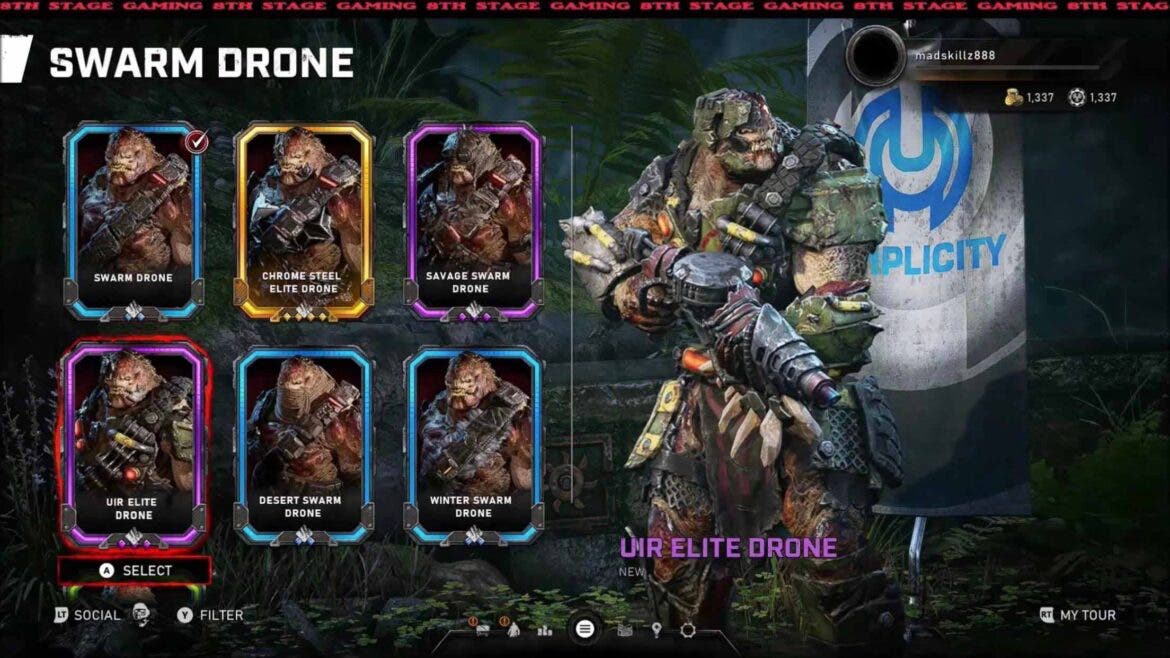 Descubren gran cantidad de skins que llegarán a Gears 5 mediante una filtración 119