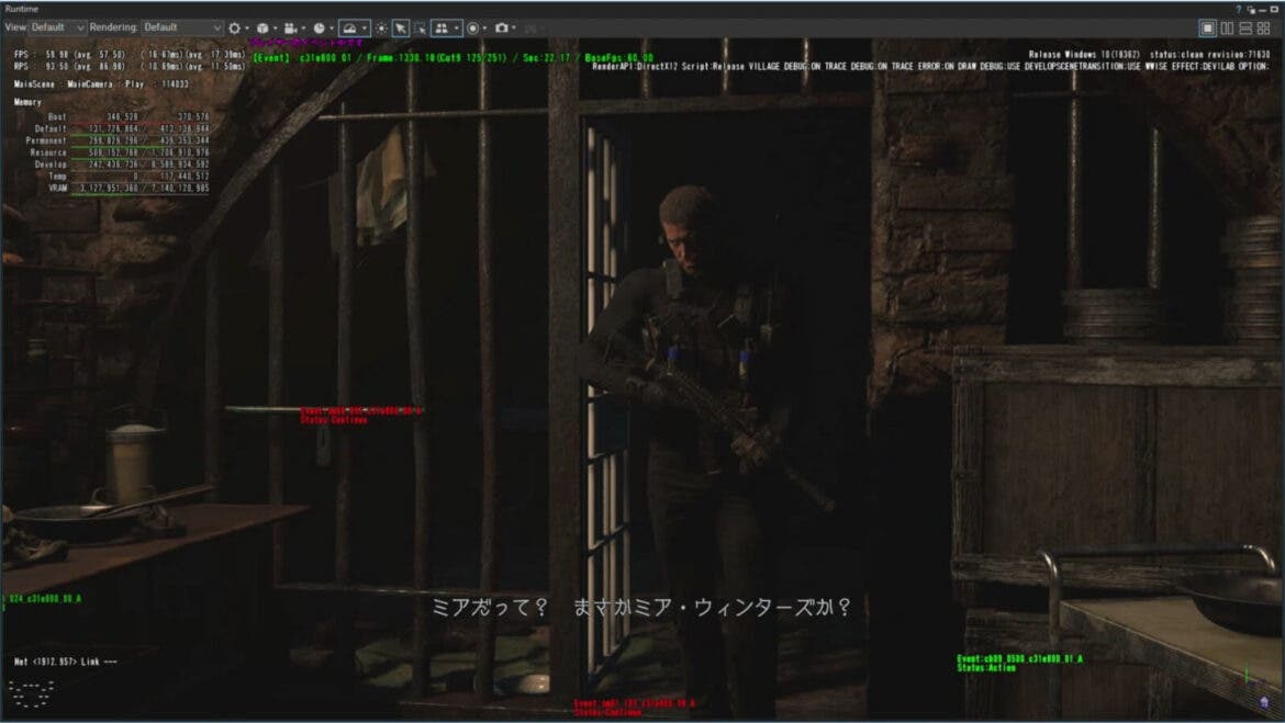 imágenes de Resident Evil 8 en sus primeras fases de desarrollo