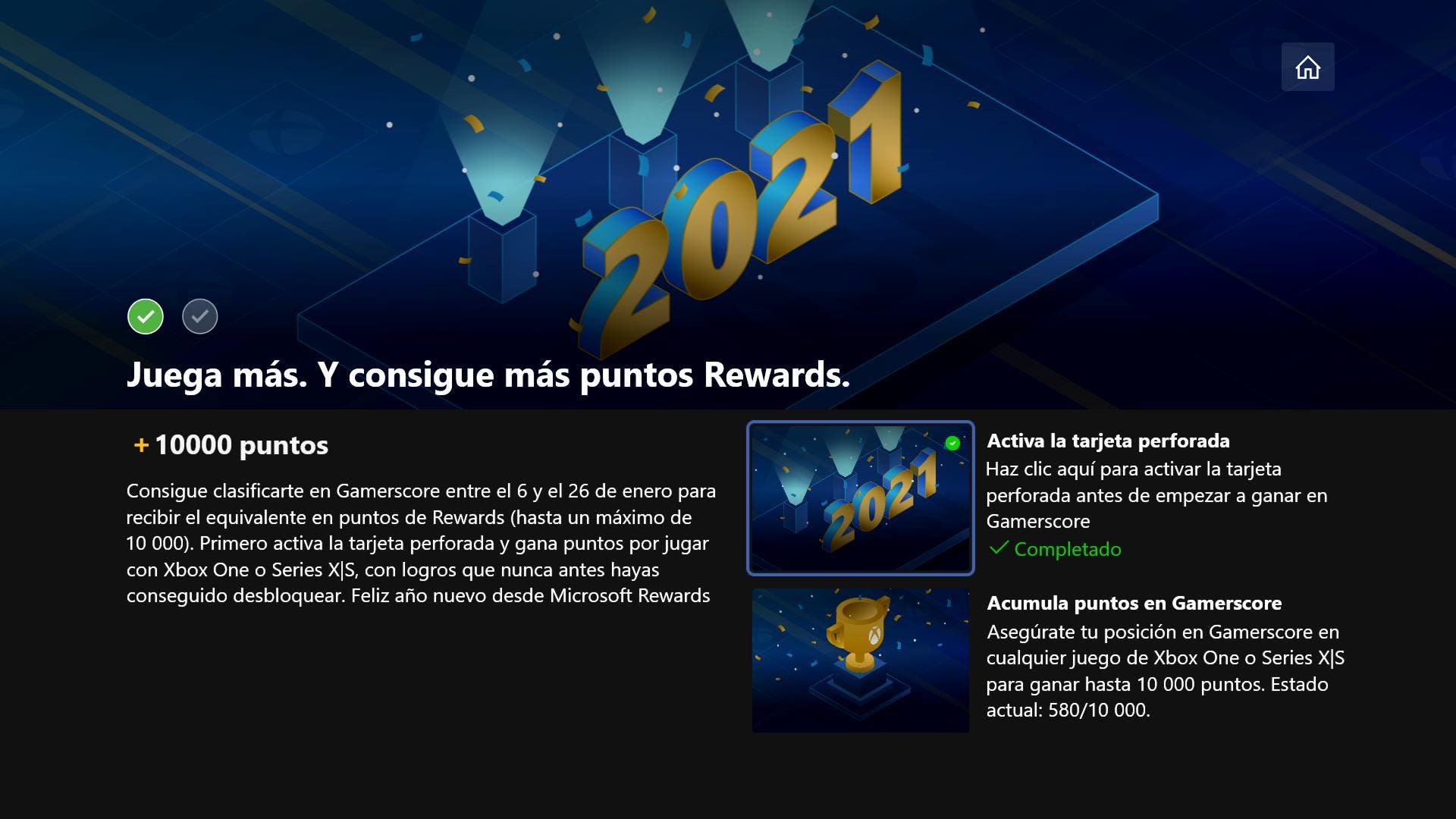 Consigue hasta 10000 puntos de Microsoft Rewards jugando a Xbox 140 Consigue hasta 10000 puntos de Microsoft Rewards