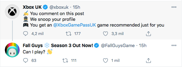 La cuenta oficial Fall Guys se pronuncia sobre su llegada a Game Pass