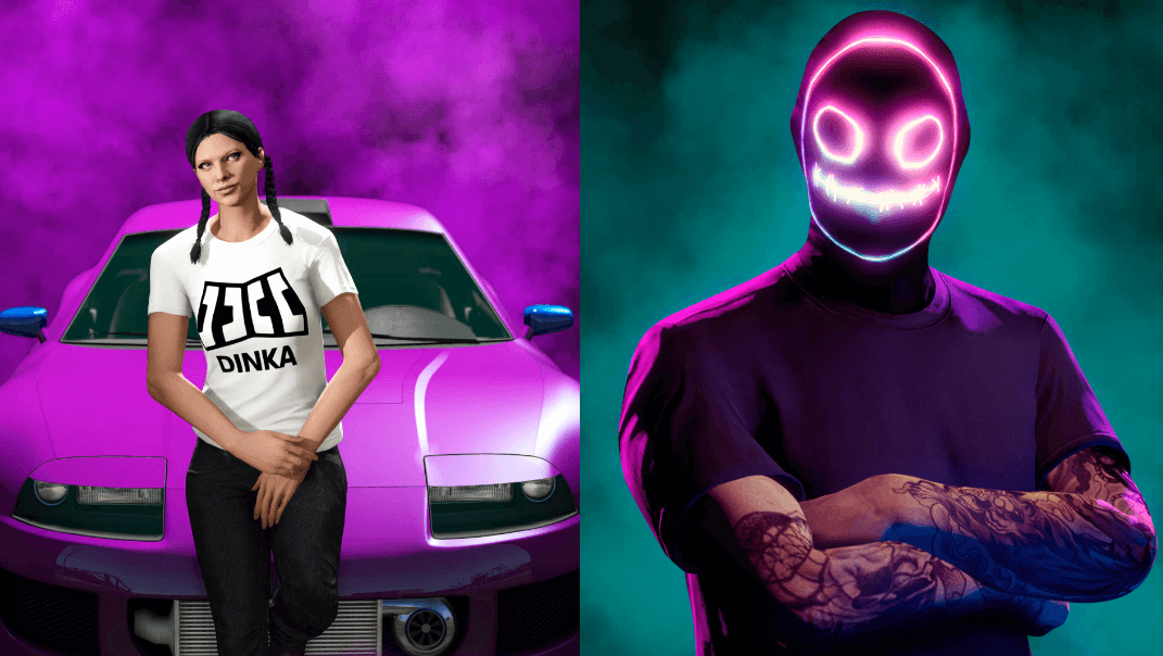 jugadores de GTA Online con un montón de regalos