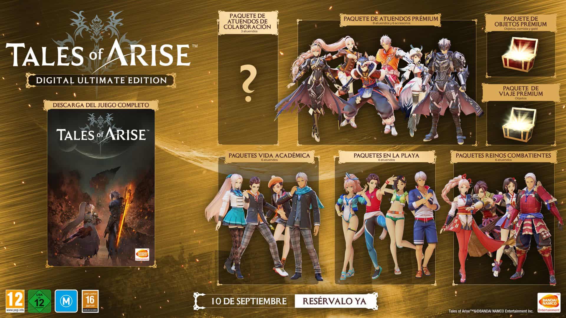 Anunciada la fecha de salida de Tales of Arise en Xbox 111