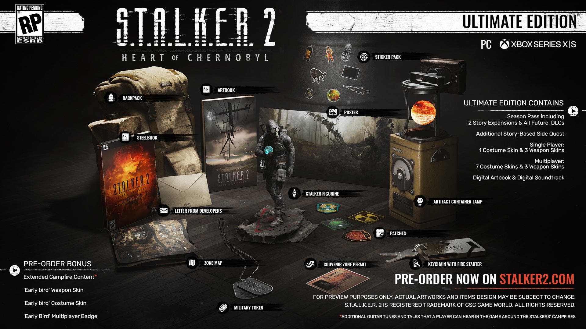 STALKER 2 já pode pré-baixado no Xbox Series XS; o coração de Chernobyl  ocupara muito espaço - Windows Club