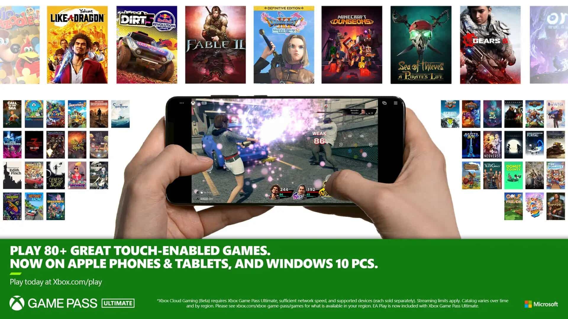14 títulos más llegan con controles táctiles a Xbox Game Pass 109