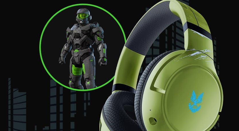 Razer Kaira Pro Xbox Wireless Gaming Headset Halo Infinite Edition ...