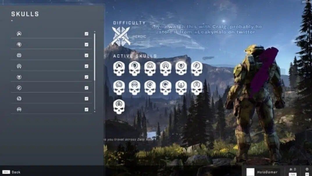 inmenú principal de Halo Infiniteterfaz de Halo Infinite