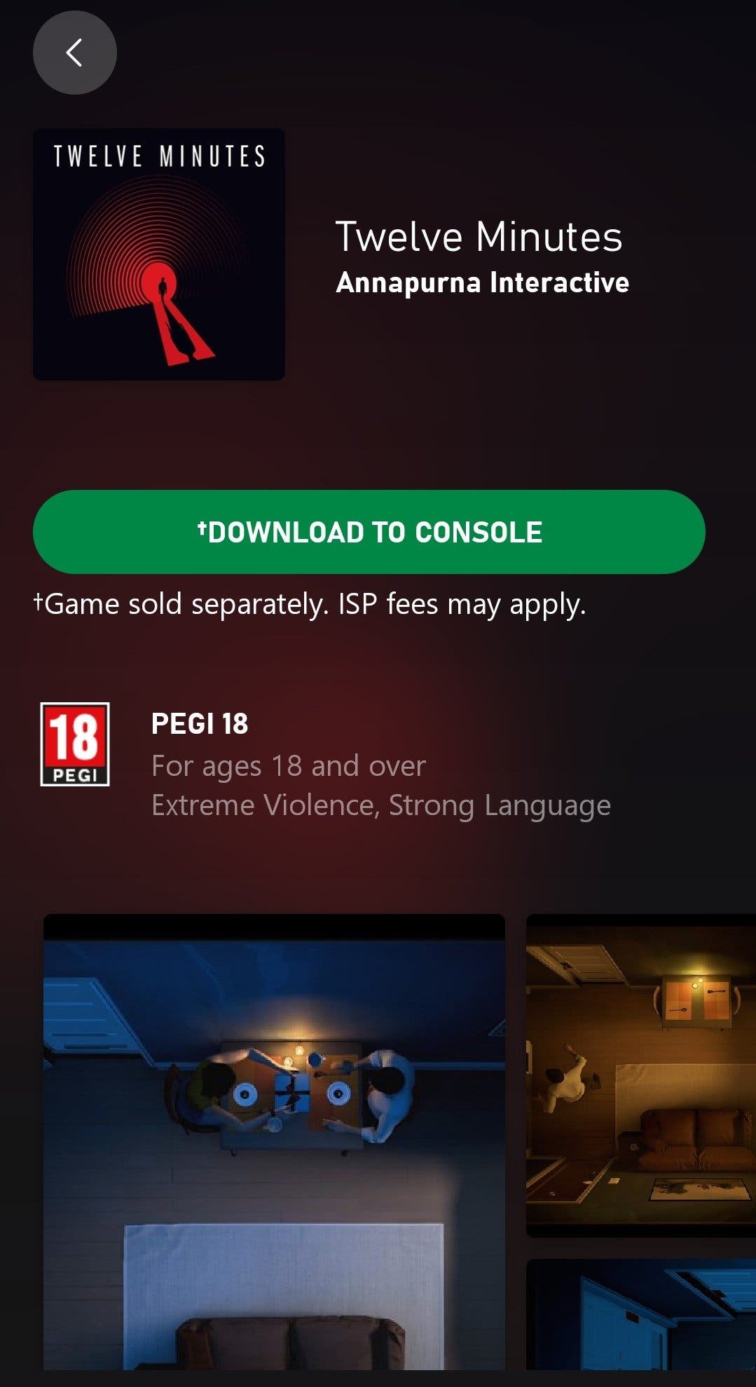 Twelve Minutes ya está disponible para descarga previa a través de la aplicación Xbox 102